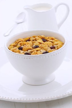 Lezzetli organik müsli tahıl