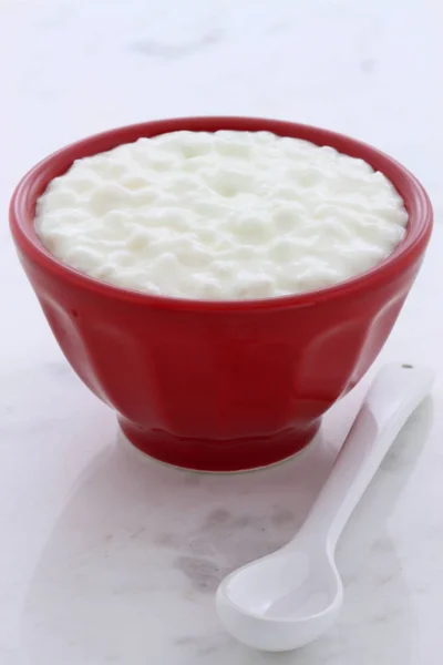 Fresh and healthy cottage cheese — Stock Photo, Image
