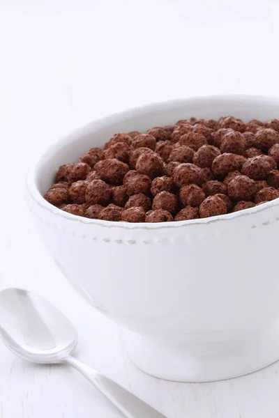 Ízletes, egészséges gyerekek csokis gabonapehely — Stock Fotó