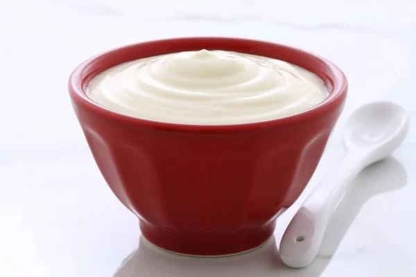 Yogurt normale vintage — Foto Stock