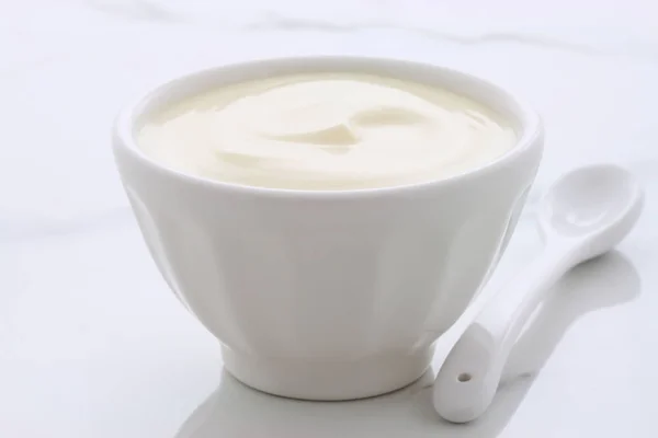 Jogurt naturalny wzór — Zdjęcie stockowe