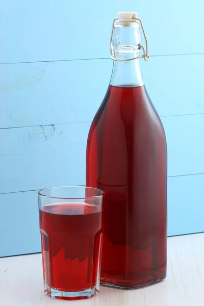 Pyszny sok żurawinowy — Zdjęcie stockowe