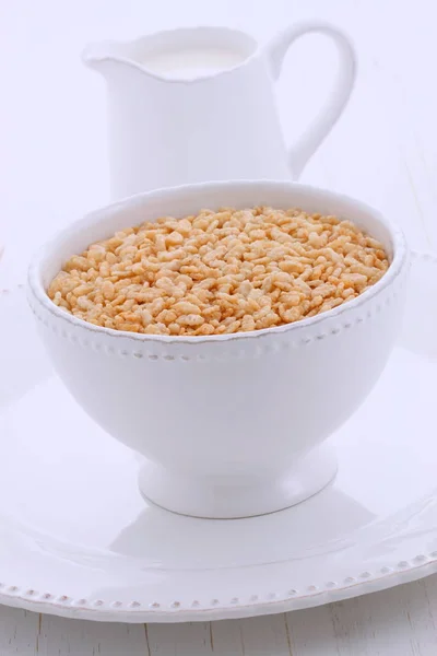 delicious and healthy crisped rice cereal