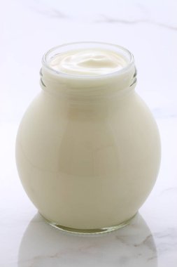 düz Fransız tarzı yoğurt