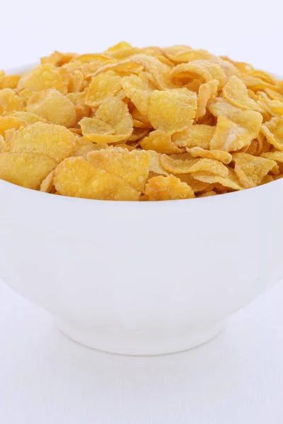 Gesunde Cornflakes Frühstück — Stockfoto