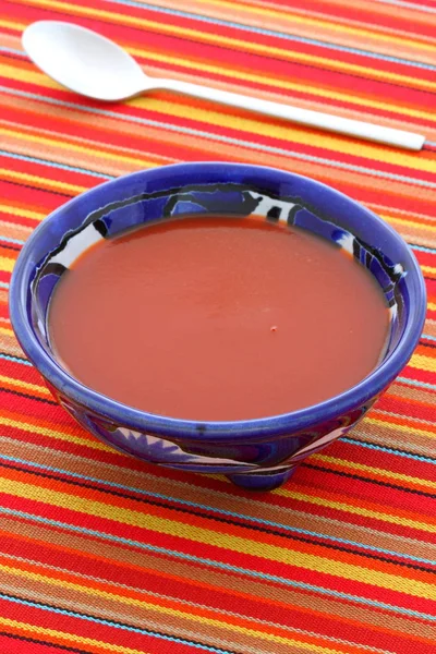 Delicious red hot chili salsa — Stock Photo, Image