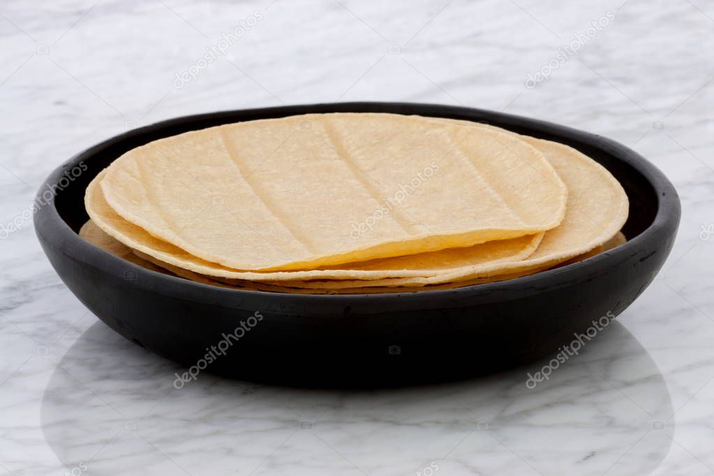 Delicious mexican corn tortillas