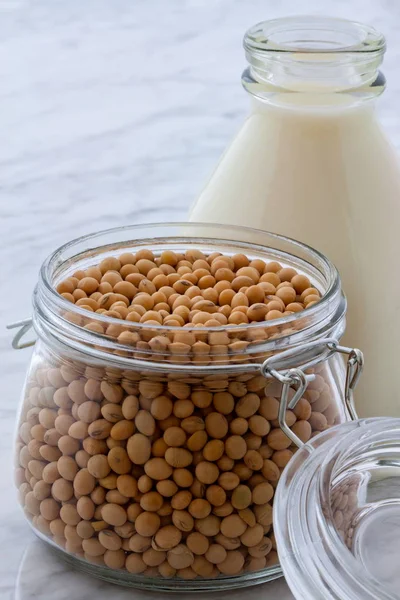 Delicious fresh soy milk — Stock Photo, Image