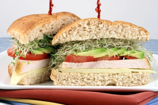 fine turkey sandwich