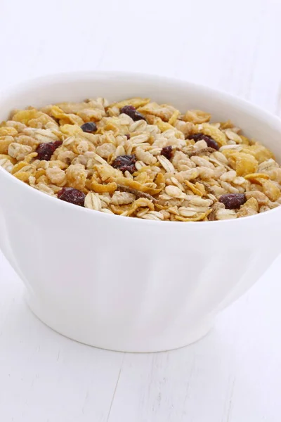 Delicioso café da manhã muesli — Fotografia de Stock