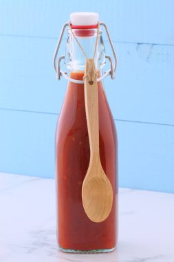 Vintage kırmızı sıcak sos