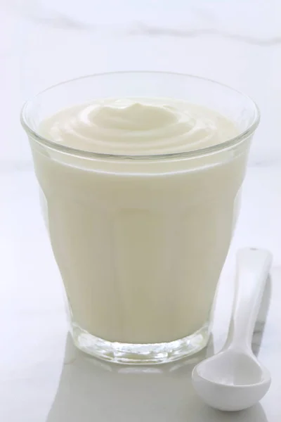 Yogur de estilo francés llano — Foto de Stock