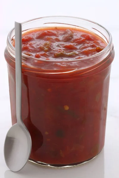 Vynikající hot salsa dip — Stock fotografie
