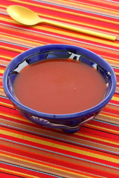 Delicious red hot chili salsa — Stock Photo, Image