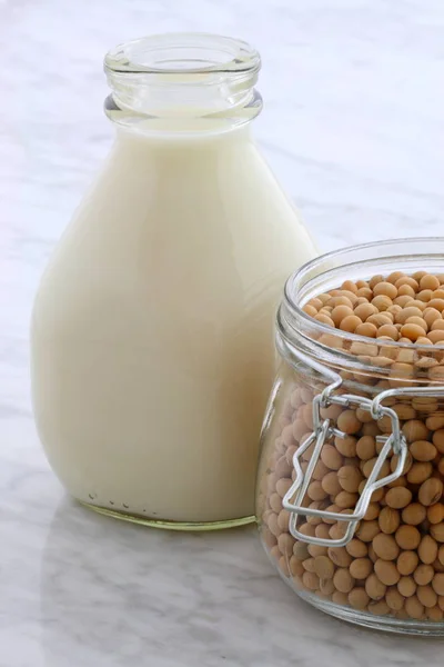 Delicious fresh soy milk — Stock Photo, Image