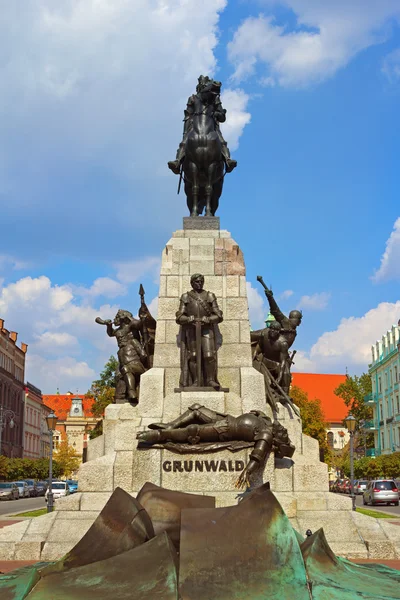 Monumento in onore della vittoria vicino a Grunwald 1410 — Foto Stock