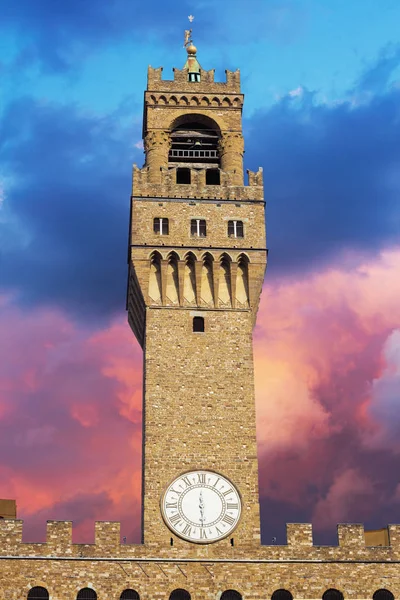 Saat Kulesi Palazzo Vecchio — Stok fotoğraf