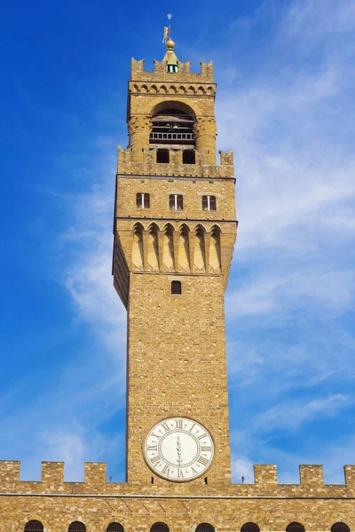 A Palazzo Vecchio Clock tower — Stock Fotó