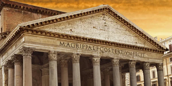 Roma 'da Pantheon - Stok İmaj