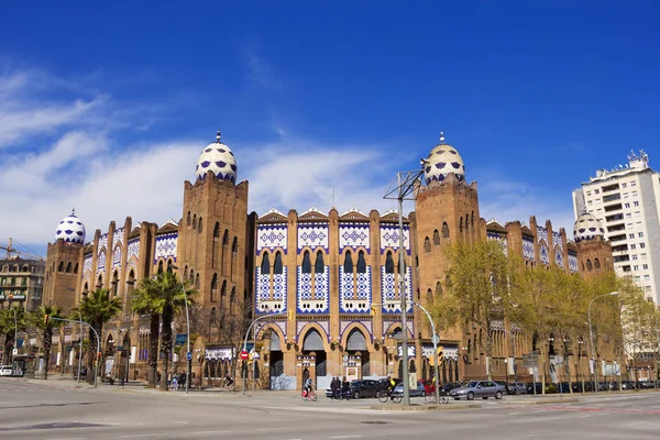 Plaza Monumental de Barcelona Foto Stock