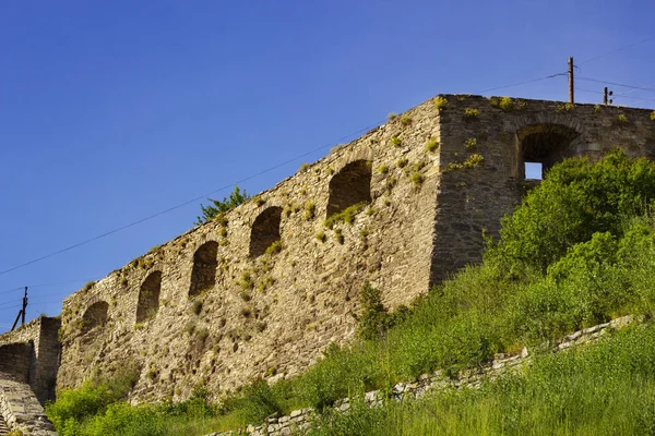 Pared de Kamyanets Castillo Podilsky —  Fotos de Stock