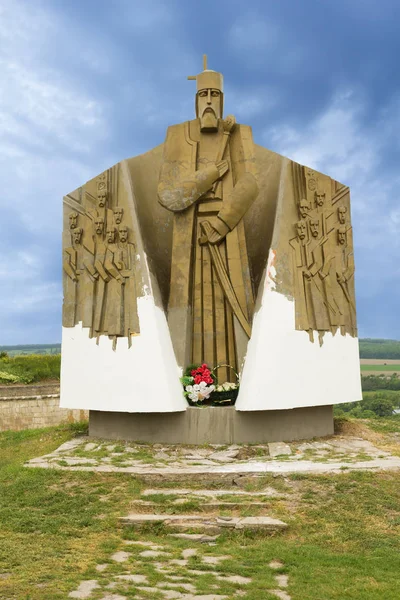 Statue of Petro Sahaydachny — Stock Photo, Image