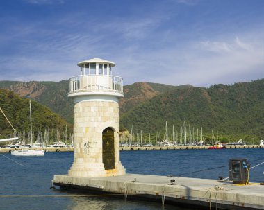 Marmaris'te deniz feneri