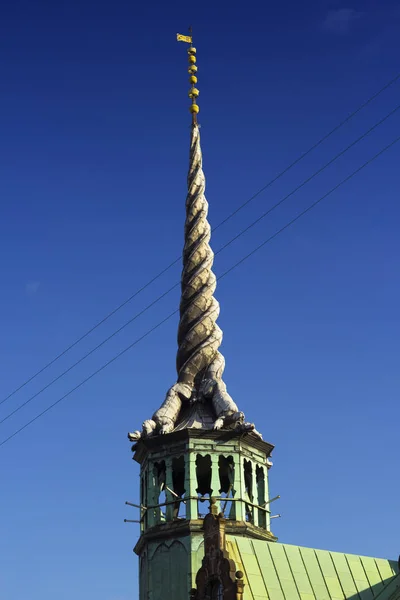 Die Turmspitze von borsen — Stockfoto