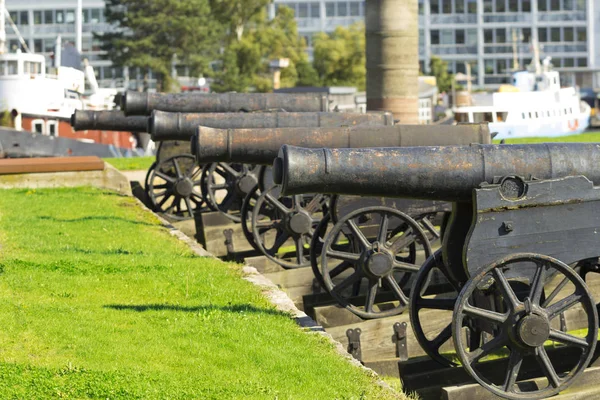 Cannons at Copenhagen miltary museum — Stock Photo, Image