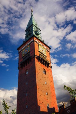 Kopenhag Belediye Binası Saat Kulesi