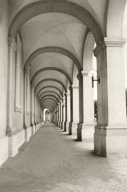 Passage by the Christiansborg Palace clipart