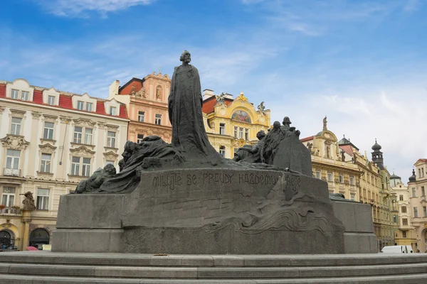 Jan Hus monument — Stok fotoğraf