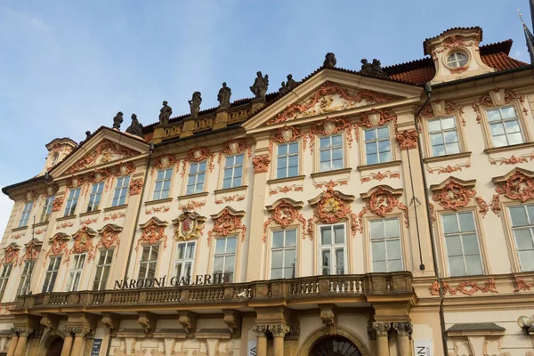 Palacio Golz-Kinsky (Galería Nacional) en Praga — Foto de Stock