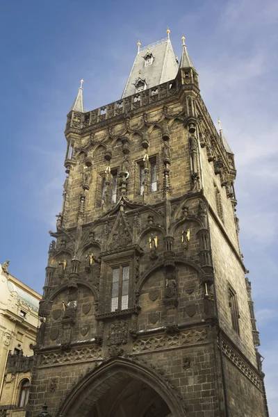 Torre de polvo en praga — Foto de Stock