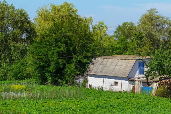 Традиційні українські дачі — стокове фото