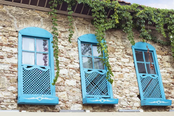 Vintage-Fenster in marmaris — Stockfoto