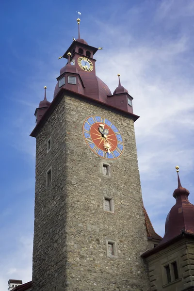 Torre Rathaus sala a Lucerna — Foto Stock