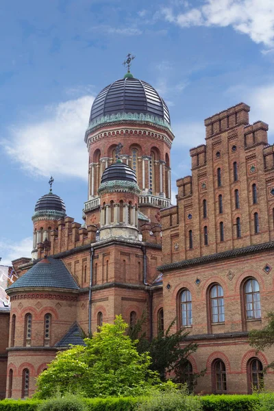 Campanile Della Chiesa Seminario Chernovtsy University Ucraina — Foto Stock