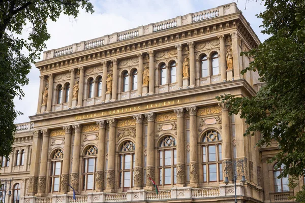 Bâtiment Académie Hongroise Des Sciences Budapest Hongrie — Photo