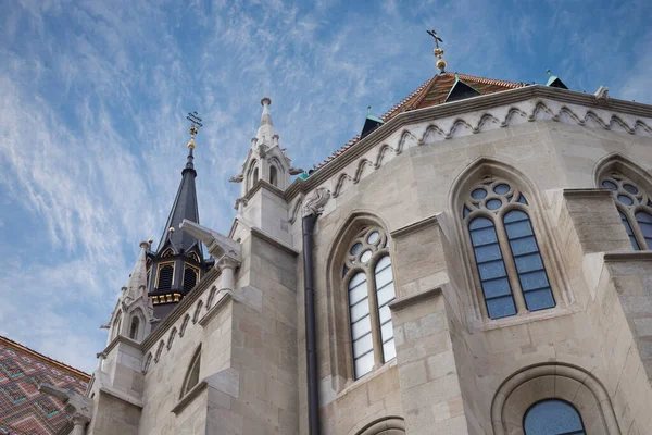 Die Kirche Matthias Auf Der Fischerbastei Budapest Ungarn — Stockfoto
