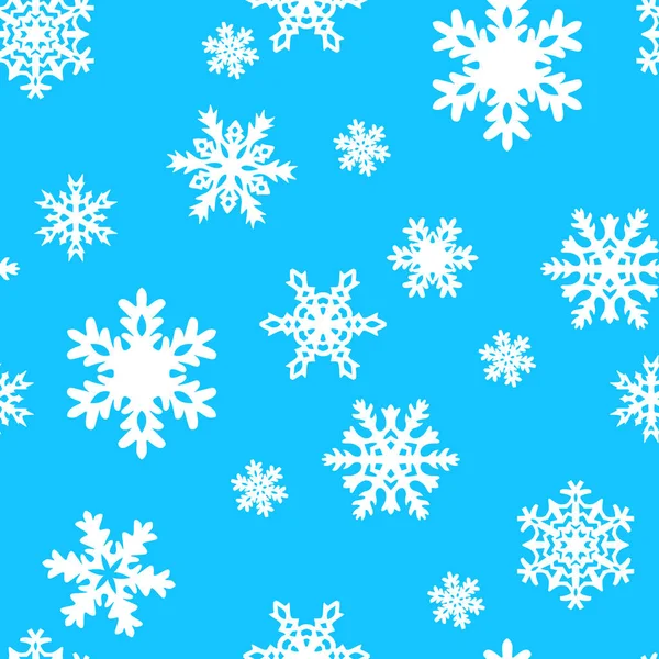 Kar taneleri ile Seamless modeli ile. Hediye paketleri için arka plan. Dekorasyon kumaş. Duvar kağıdı tasarımı