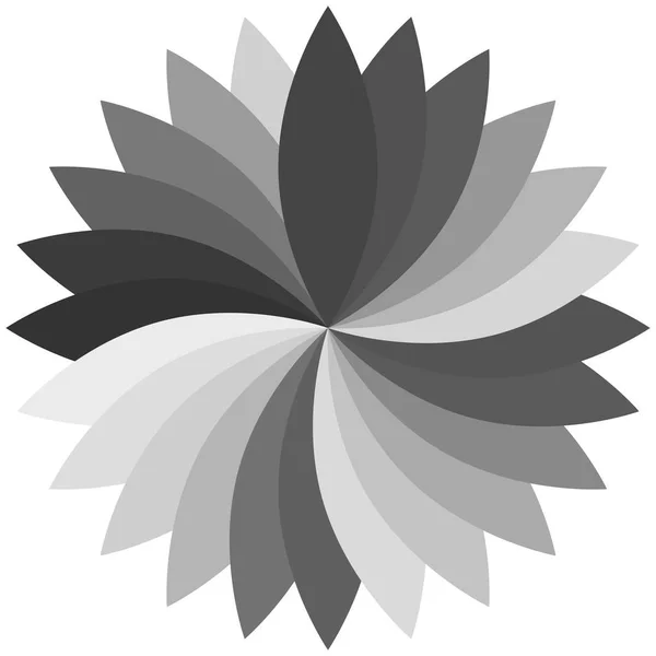 Flower color lotus silhouette for design illustration — Stock Vector