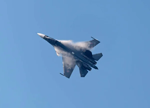 Moskva Rusko Zhukovsky Airfield Srpna 2019 Aerobatický Předváděcí Let Mezinárodního — Stock fotografie