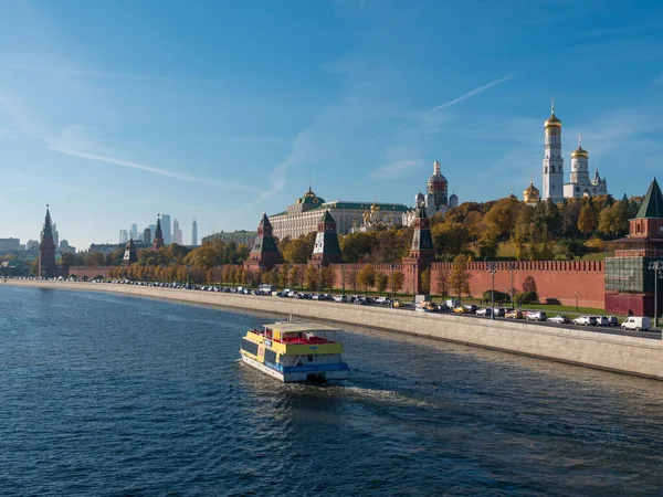 Moscow Russia Aug 2018 Sunny Summer Day Moscow River Bay — 图库照片