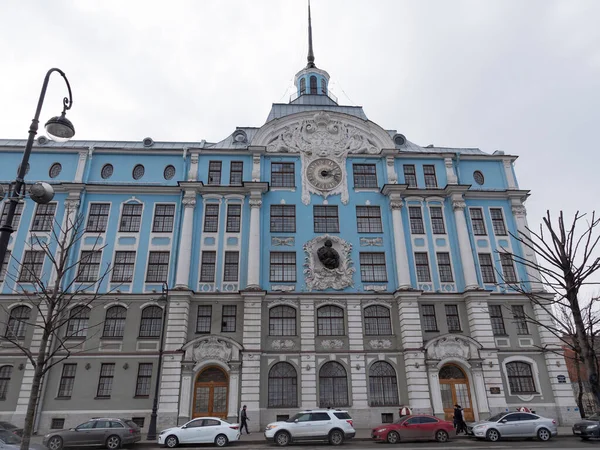 San Petersburgo Rusia Mayo 2019 Edificio Escuela Naval Nakhimov San — Foto de Stock