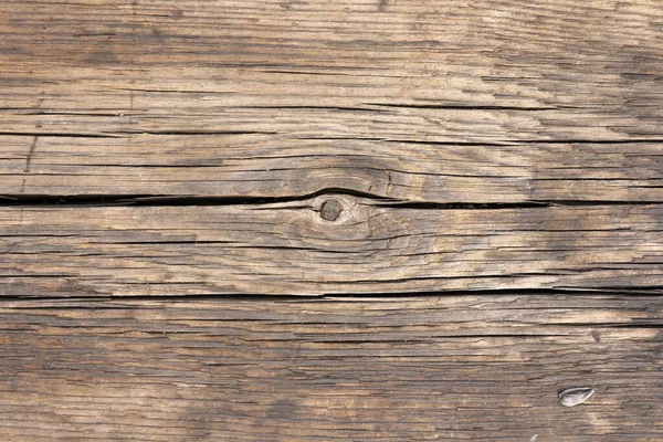 亀裂のある古い木の板の美しい背景 — ストック写真