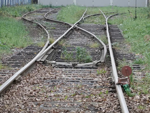Rotate Rail Leaving Distance — Stock Photo, Image