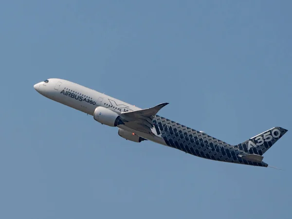 Moskva Rusko Zhukovsky Airfield Srpna 2019 Osobní Letadlo Airbus A350 — Stock fotografie