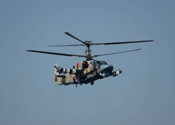 Zhukovsky Russie Septembre 2019 Démonstration Hélicoptère Attaque Kamov Alligator Armée — Photo