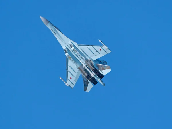 Μόσχα Ρωσία Zhukovsky Airfield August 2019 Aerobatic Τελειοποίηση Πτήσης Επίδειξης — Φωτογραφία Αρχείου